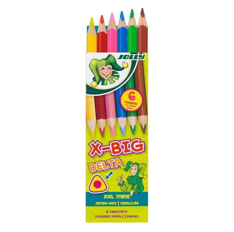 Produktbild: JOLLY Buntstifte X-BIG Delta, 6er Set