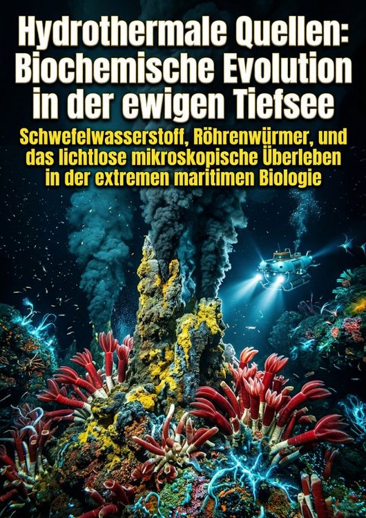 Produktbild: Hydrothermale Quellen: Biochemische Evolution in der ewigen Tiefsee