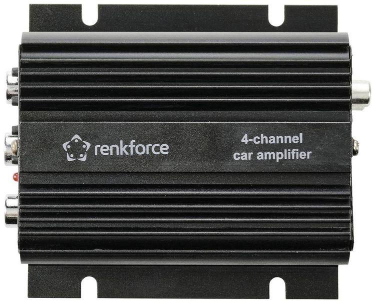 Produktbild: Renkforce RF-CMP-204 4-Kanal Endstufe 200 W Bluetooth&reg;-/USB-Audiowiedergabe, Lautst&auml;rke-/Bass-/H&ouml;hen-Regelung