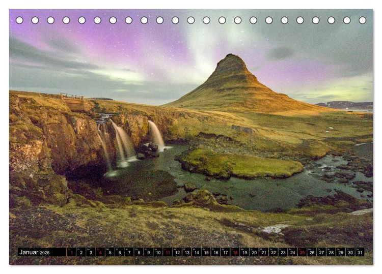 Produktbild: Skandinavien: Magischer Norden (Tischkalender 2026 DIN A5 quer), CALVENDO Monatskalender