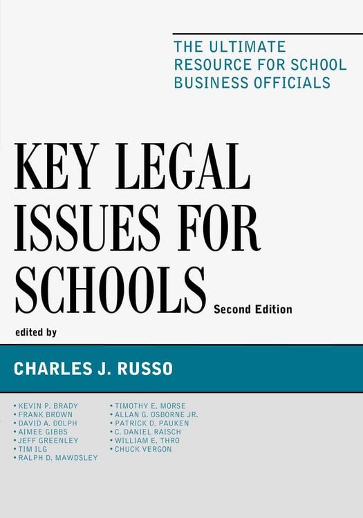 Produktbild: Key Legal Issues for Schools