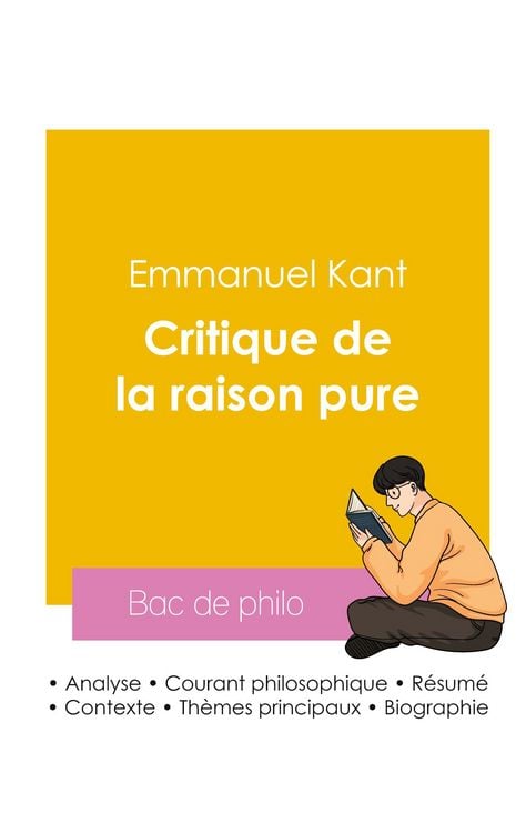 Produktbild: R&eacute;ussir son Bac de philosophie 2026 : Analyse de la Critique de la raison pure de Emmanuel Kant