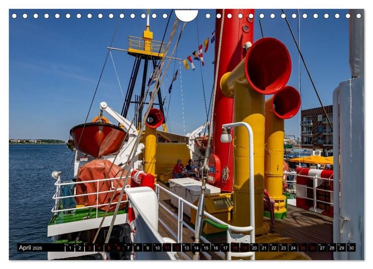 Produktbild: Feuerschiff Elbe 1 - In der Hansestadt Wismar (Wandkalender 2026 DIN A4 quer), CALVENDO Monatskalender