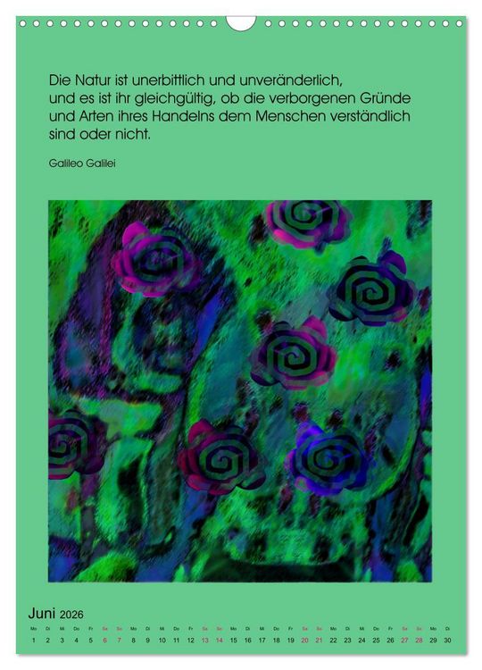 Produktbild: NaturVisionen (Wandkalender 2026 DIN A3 hoch), CALVENDO Monatskalender
