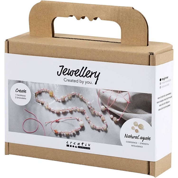 Produktbild: Creativ Company Mini Kreativ Set Schmuck, Halskette und Armband, Pink