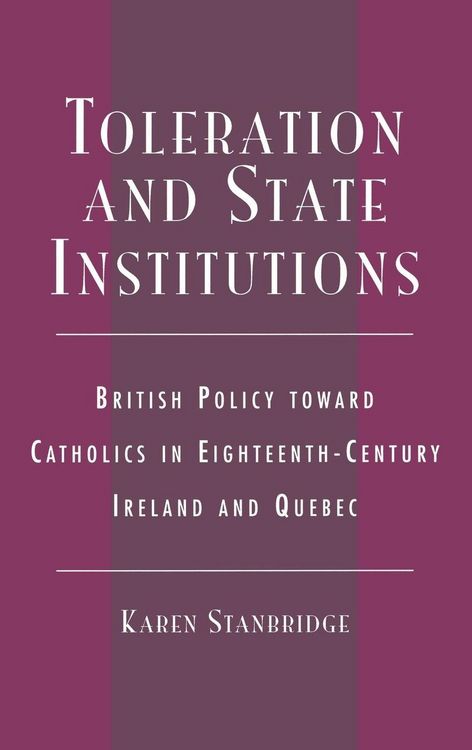 Produktbild: Toleration and State Institutions