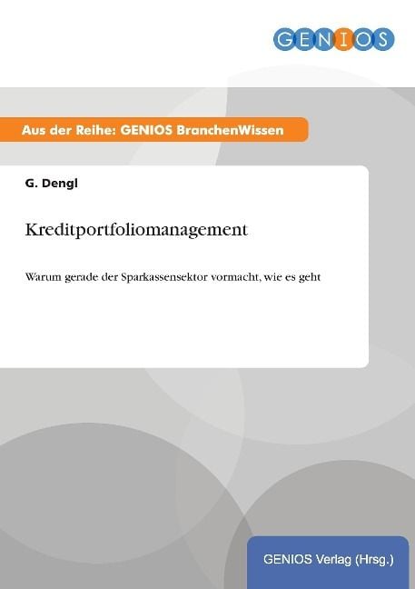 Produktbild: Kreditportfoliomanagement