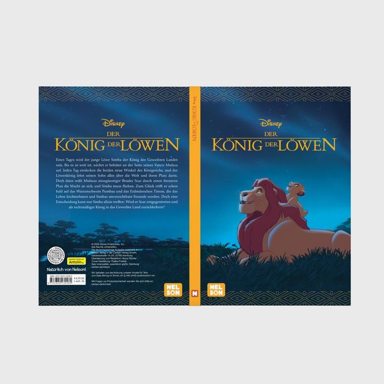Produktbild: Disney Filmbuch zum Vorlesen: K&ouml;nig der L&ouml;wen Das Buch zum Film