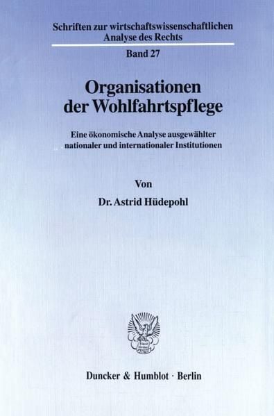 Produktbild: Organisationen der Wohlfahrtspflege.