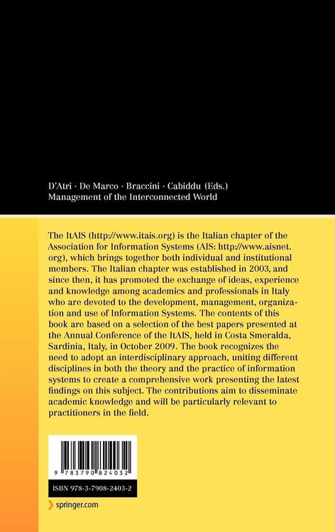 Produktbild: Management of the Interconnected World