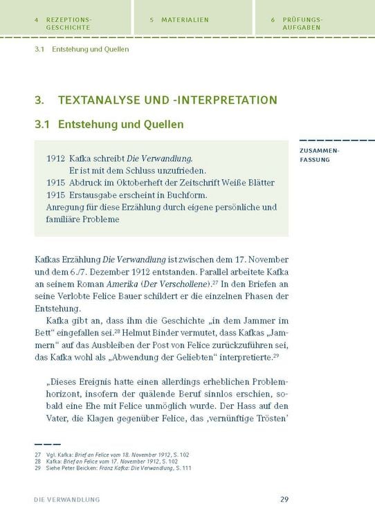 Produktbild: Die Verwandlung von Franz Kafka