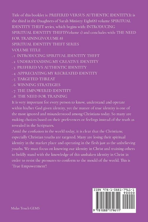 Produktbild: Preferred Verses Authentic Identity