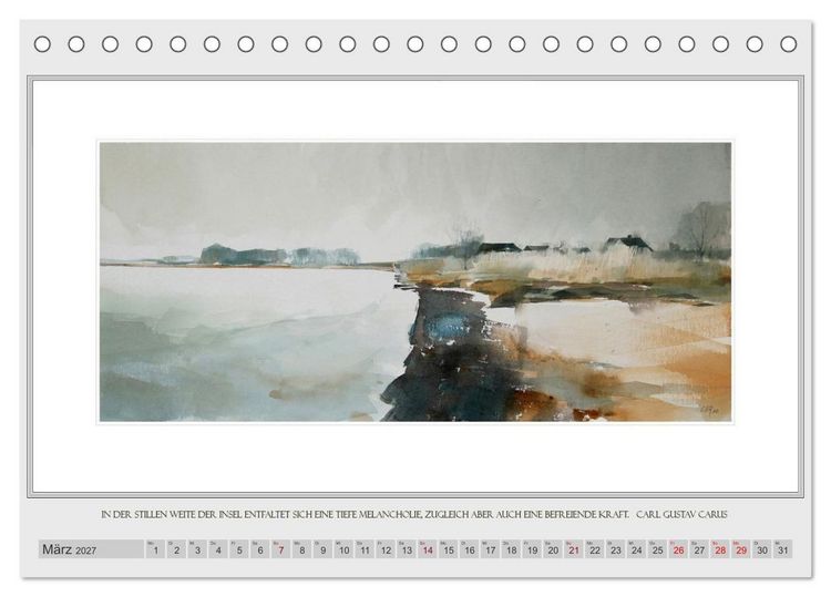 Produktbild: Zauber einer Insel (Tischkalender 2027 DIN A5 quer), CALVENDO Monatskalender