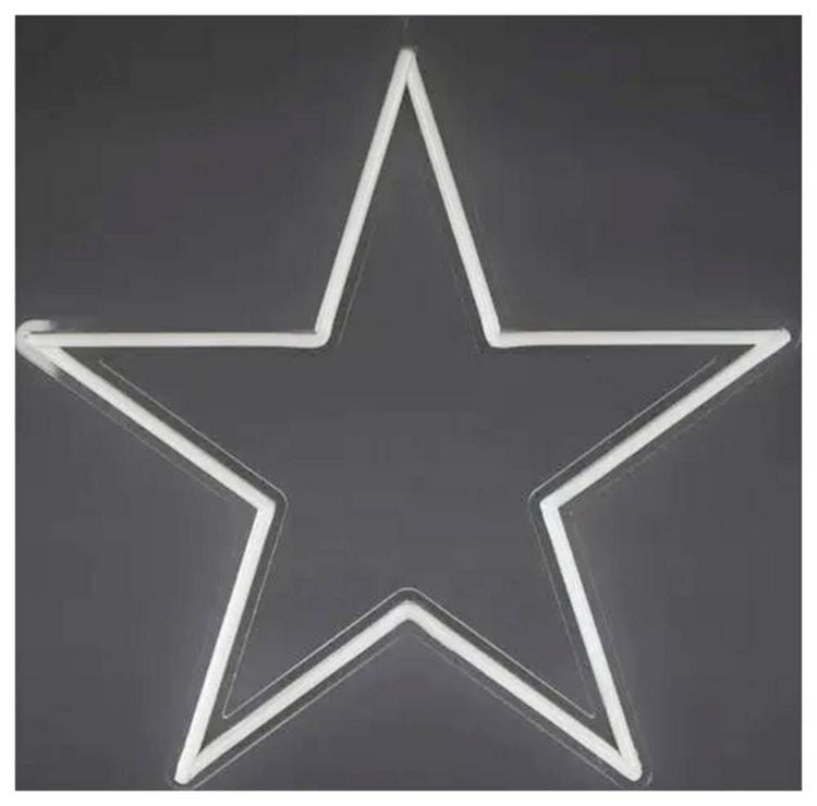 Produktbild: Konstsmide 2108-103 LED-Weihnachtsstern Stern Warmwei&szlig; LED Klar, Transparent