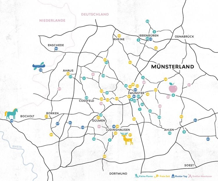 Produktbild: Gl&uuml;ckszeit f&uuml;r Familien - M&uuml;nsterland