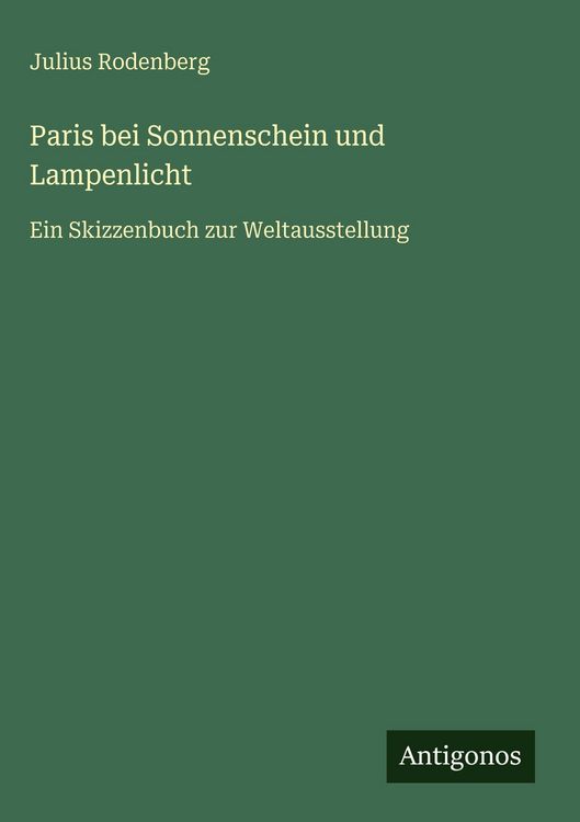 Produktbild: Paris bei Sonnenschein und Lampenlicht