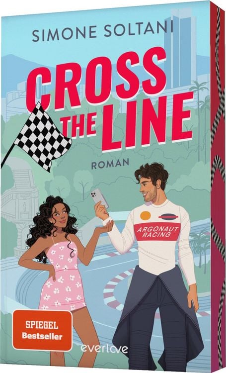 Produktbild: Cross the Line &ndash; Auf der Rennstrecke k&auml;mpft er um den Sieg, im Leben um ihr Herz