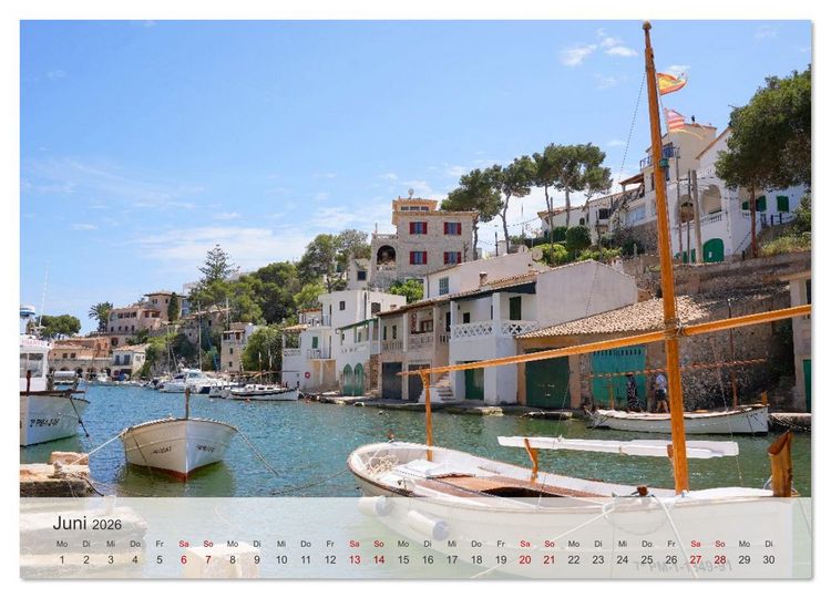 Produktbild: Cala Figuera - Mallorcas Traumbucht (Wandkalender 2026 DIN A4 quer), CALVENDO Monatskalender
