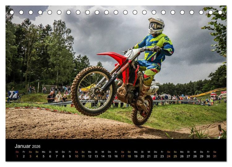 Produktbild: MX Racing 2026 (Tischkalender 2026 DIN A5 quer), CALVENDO Monatskalender