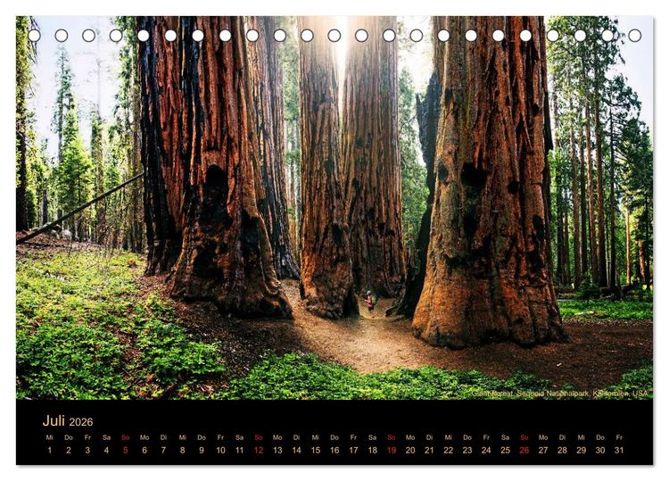 Produktbild: USA Der S&uuml;dwesten - Einzigartige Monumente (Tischkalender 2026 DIN A5 quer), CALVENDO Monatskalender