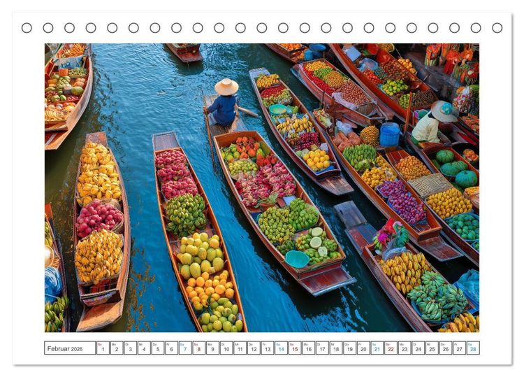 Produktbild: City Dreams & Travel Vibes (Tischkalender 2026 DIN A5 quer), CALVENDO Monatskalender