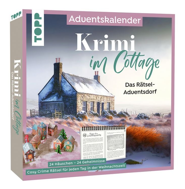 Produktbild: Krimi im Cottage &ndash; Das R&auml;tsel-Weihnachtsdorf &ndash; Adventskalender