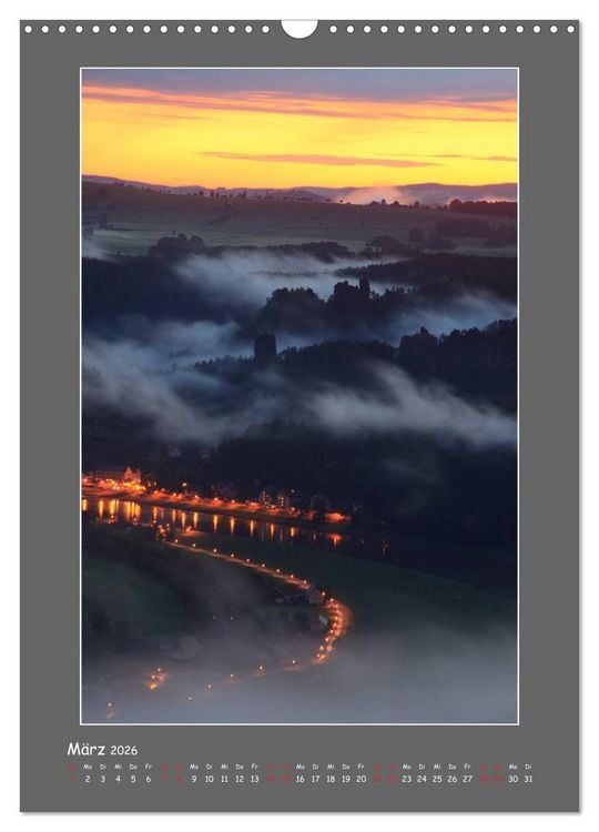 Produktbild: Meine sch&ouml;ne S&auml;chsische Schweiz (Wandkalender 2026 DIN A3 hoch), CALVENDO Monatskalender