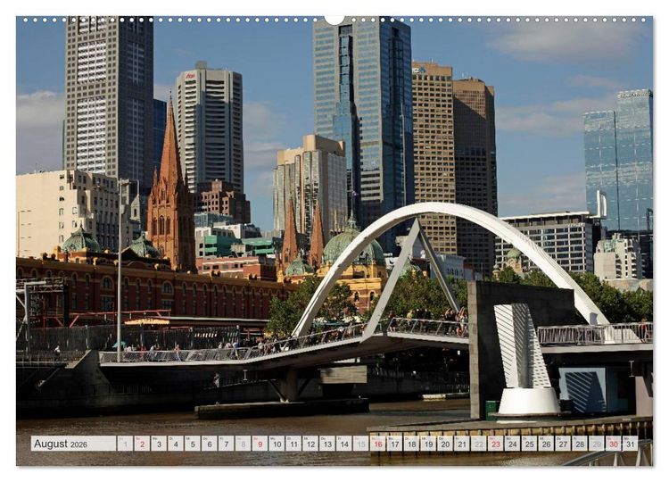 Produktbild: Skylines weltweit (Wandkalender 2026 DIN A2 quer), CALVENDO Monatskalender