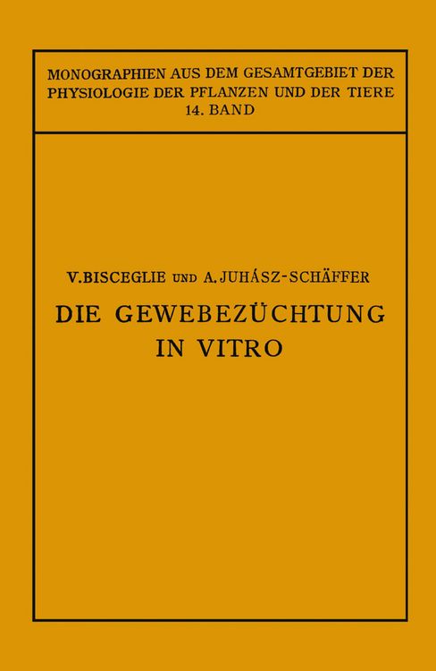 Produktbild: Die Gewebez&uuml;chtung in Vitro