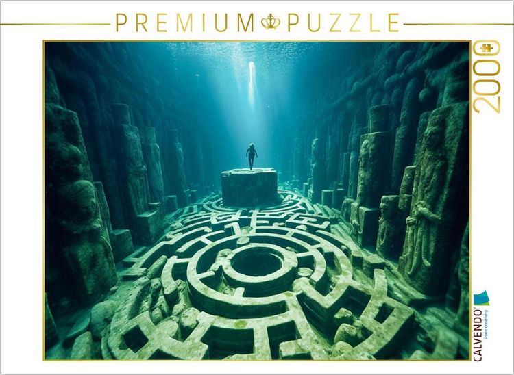 Produktbild: CALVENDO Puzzle Verlorenes Labyrinth | 2000 Teile Lege-Gr&ouml;&szlig;e 90x67cm Foto-Puzzle f&uuml;r gl&uuml;ckliche Stunden