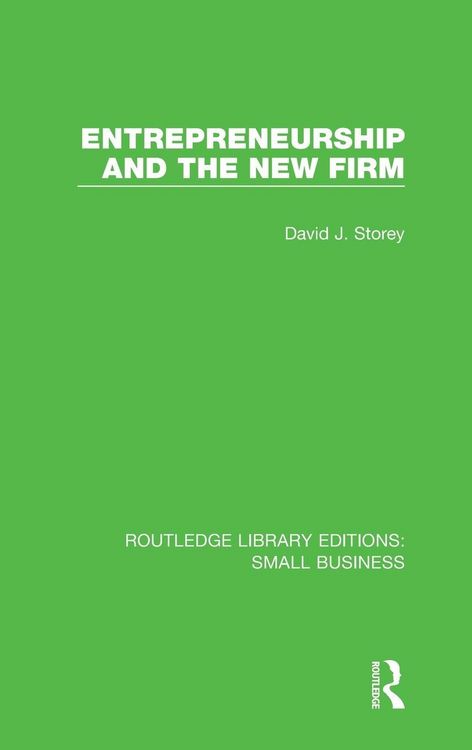 Produktbild: Entrepreneurship and the New Firm