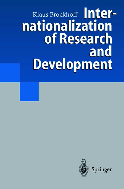 Produktbild: Internationalization of Research and Development