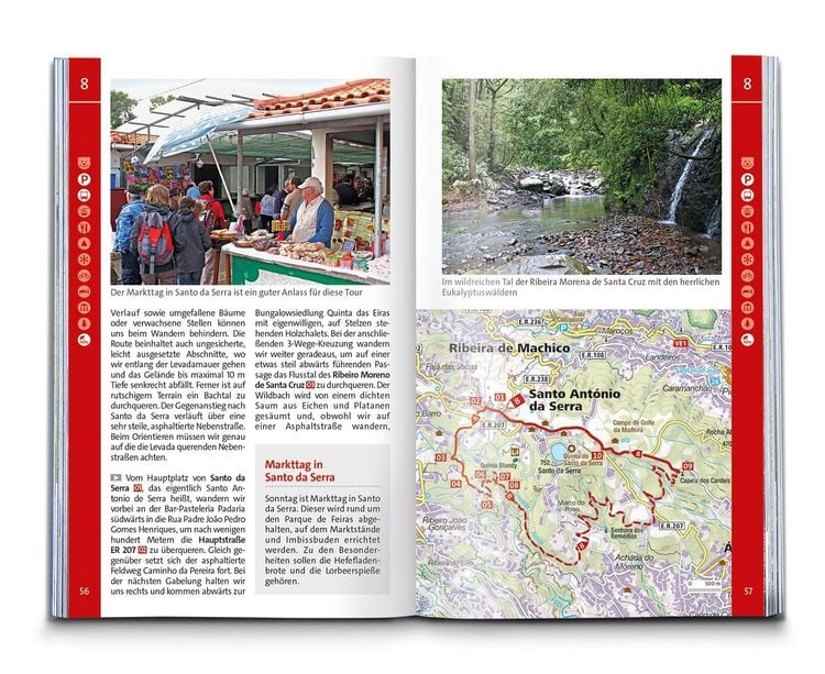 Produktbild: KOMPASS Wanderf&uuml;hrer Madeira, 60 Touren mit Extra-Tourenkarte