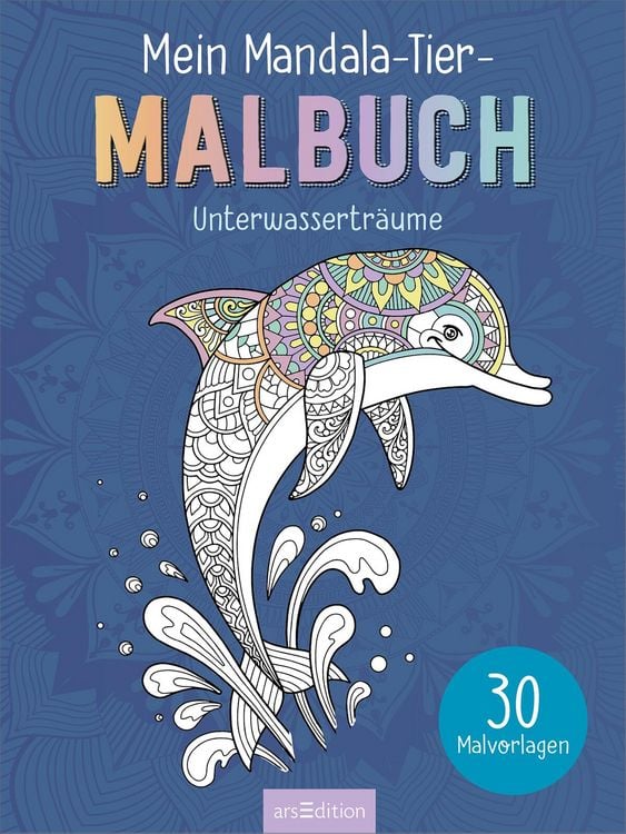 Produktbild: Mein Mandala-Tier-Malbuch &ndash; Unterwassertr&auml;ume