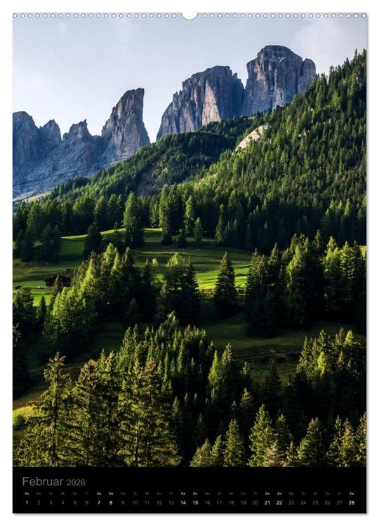 Produktbild: Tirol - Faszination Gebirge (Wandkalender 2026 DIN A2 hoch), CALVENDO Monatskalender