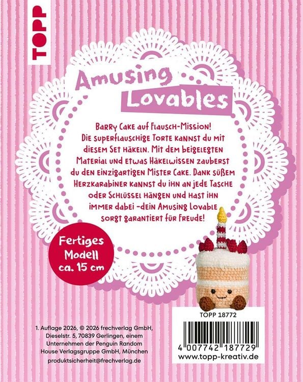 Produktbild: Amusing Lovables H&auml;kelset Barry Cake