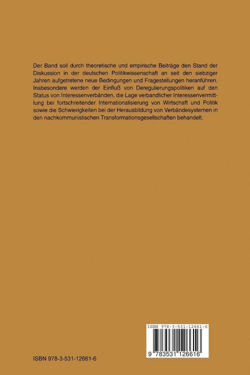 Produktbild: Staat und Verb&auml;nde