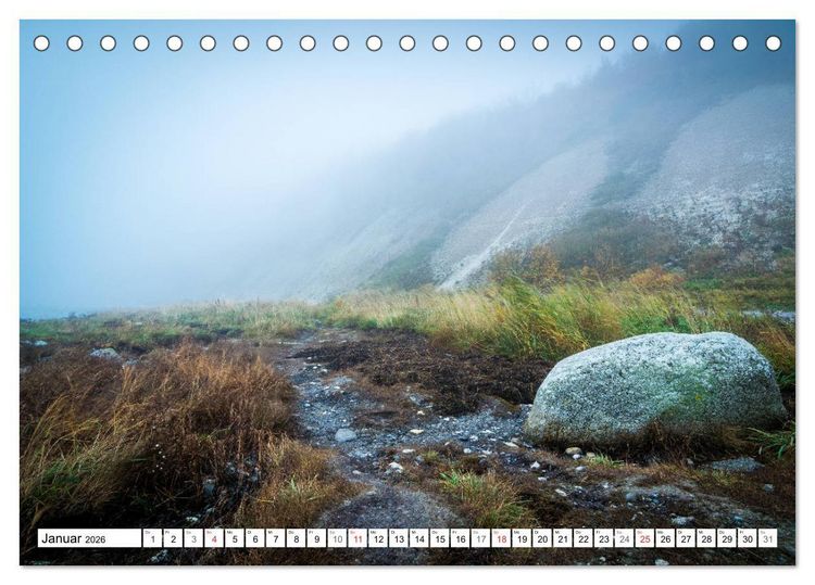 Produktbild: Insel R&uuml;gen - Meine wilde Ostsee-Romanze (Tischkalender 2026 DIN A5 quer), CALVENDO Monatskalender