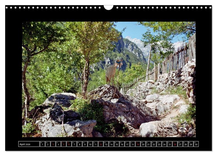 Produktbild: Der Norden Albaniens (Wandkalender 2026 DIN A3 quer), CALVENDO Monatskalender