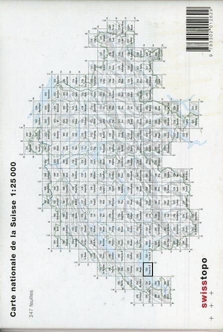 Produktbild: Swisstopo 1 : 25 000 Thonon-les-Bains