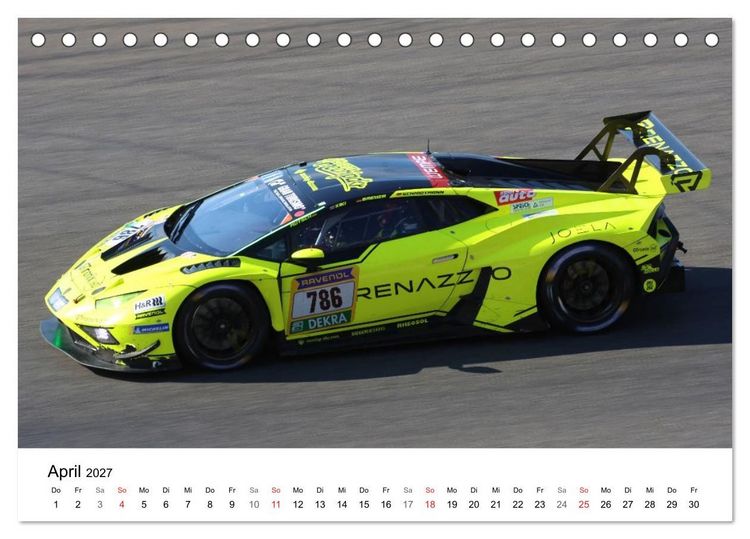 Produktbild: Motorsport aus Sant&rsquo;Agata (Tischkalender 2027 DIN A5 quer), CALVENDO Monatskalender