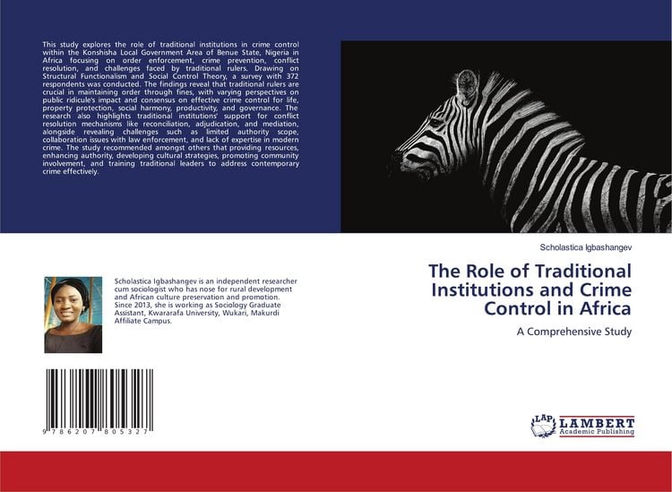 Produktbild: The Role of Traditional Institutions and Crime Control in Africa