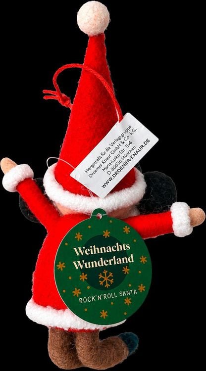 Produktbild: Weihnachtswunderland, Dekofigur &raquo;Rock &rsquo;n&rsquo; Roll Santa&laquo;