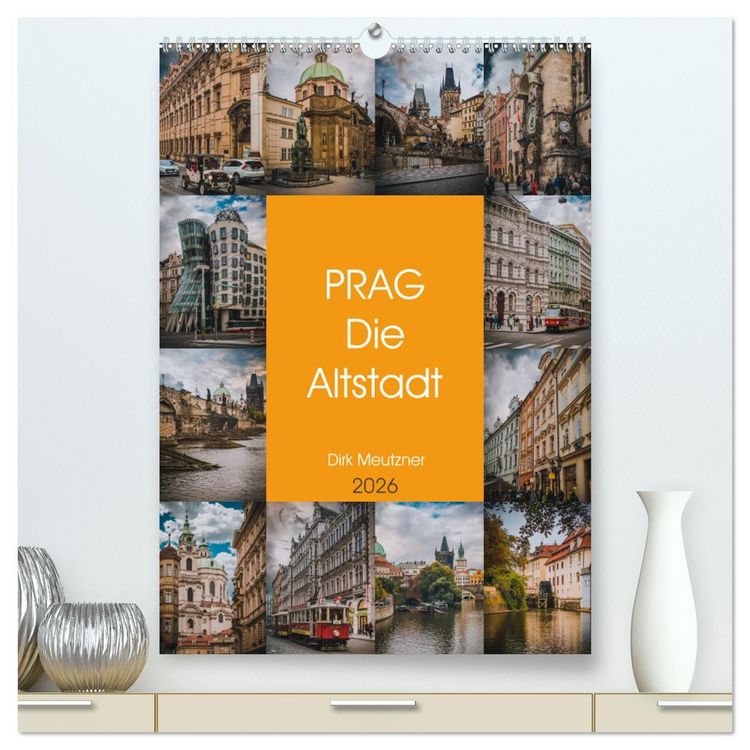 Produktbild: Prag - Die Altstadt (hochwertiger Premium Wandkalender 2026 DIN A2 hoch), Kunstdruck in Hochglanz