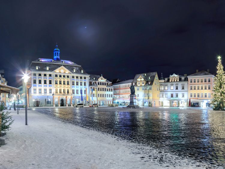 Produktbild: CALVENDO Puzzle Coburger Rathaus auf dem Marktplatz 1000 Teile Lege-Gr&ouml;&szlig;e 64 x 48 cm Foto-Puzzle Bild von Val Thoermer