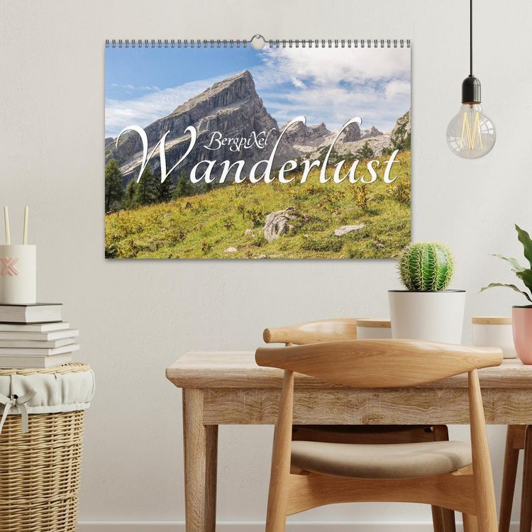 Produktbild: Bergpixels Wanderlust (Wandkalender 2026 DIN A3 quer), CALVENDO Monatskalender