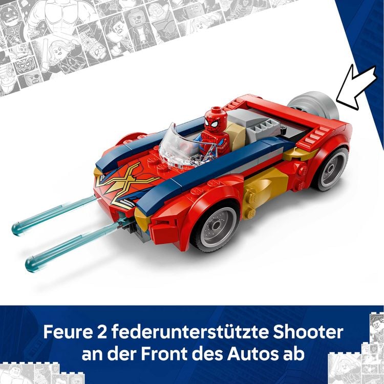 Produktbild: LEGO 76336 Marvel Spider-Man Auto vs. Venomized Wolverine, Spielzeug
