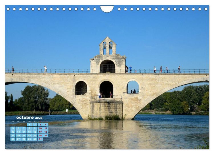 Produktbild: Chapelles historiques de Provence (Calendrier mural 2026 DIN A4 vertical), CALVENDO calendrier mensuel