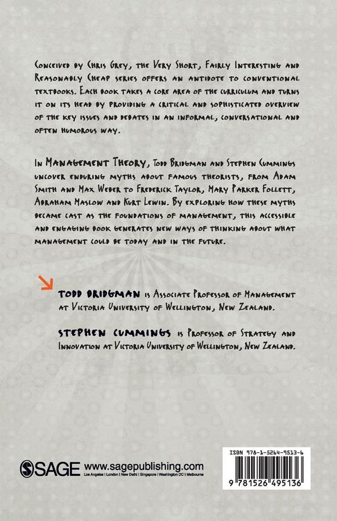 Produktbild: A Very Short, Fairly Interesting and Reasonably Cheap Book about Management Theory
