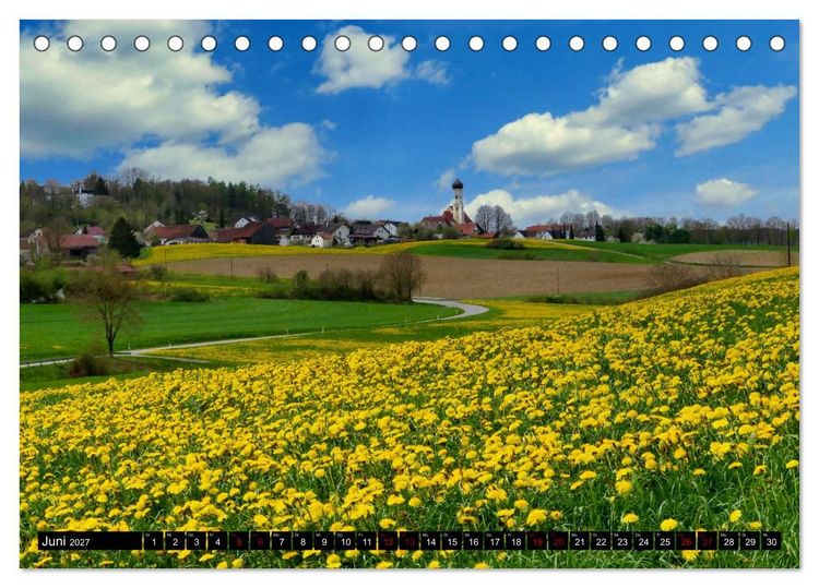 Produktbild: Die Stauden - Heimat in den westlichen W&auml;lder Augsburg (Tischkalender 2027 DIN A5 quer), CALVENDO Monatskalender